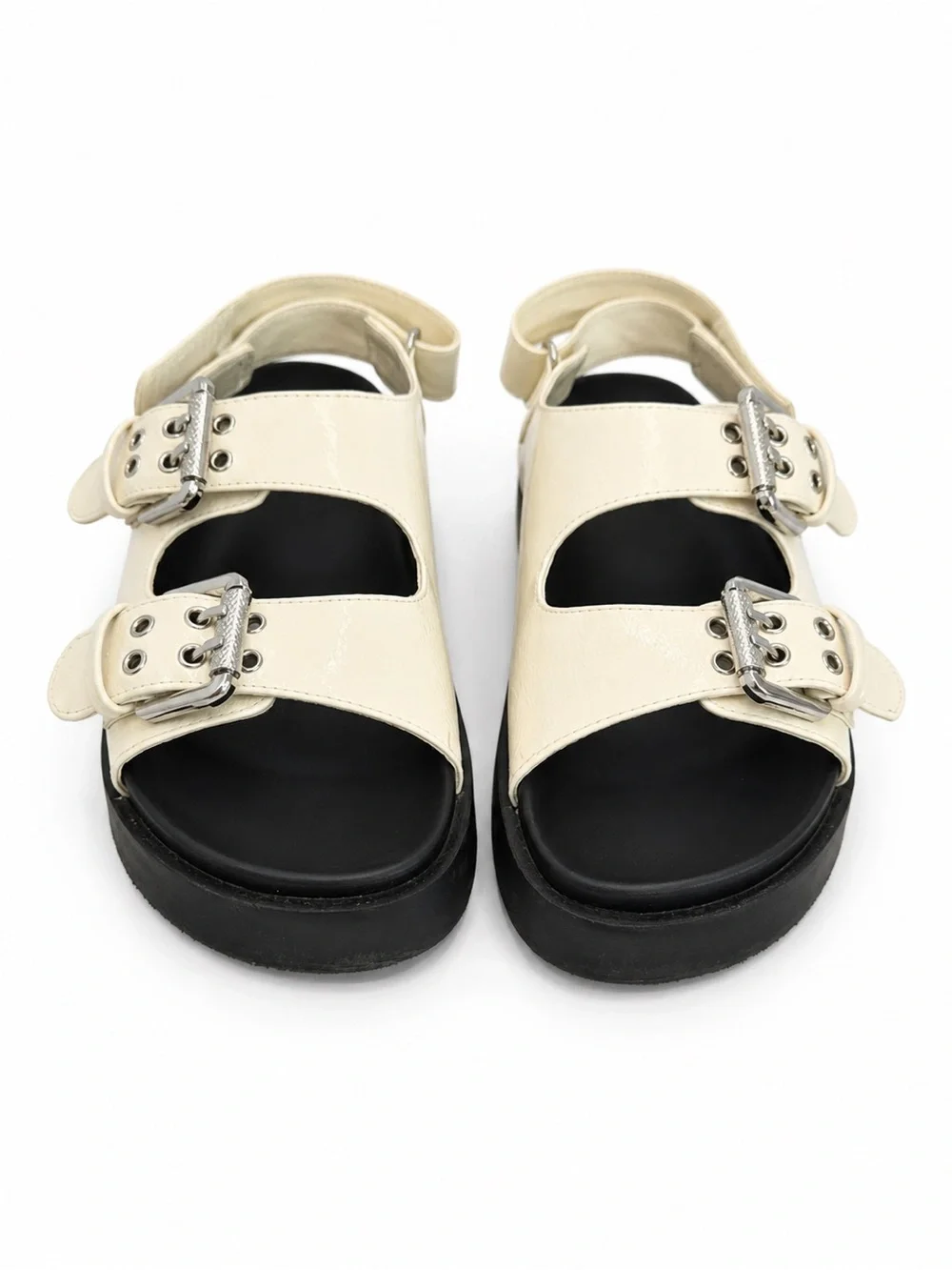 New Cream Ivory Platform Sandals Size 7 Comfortable